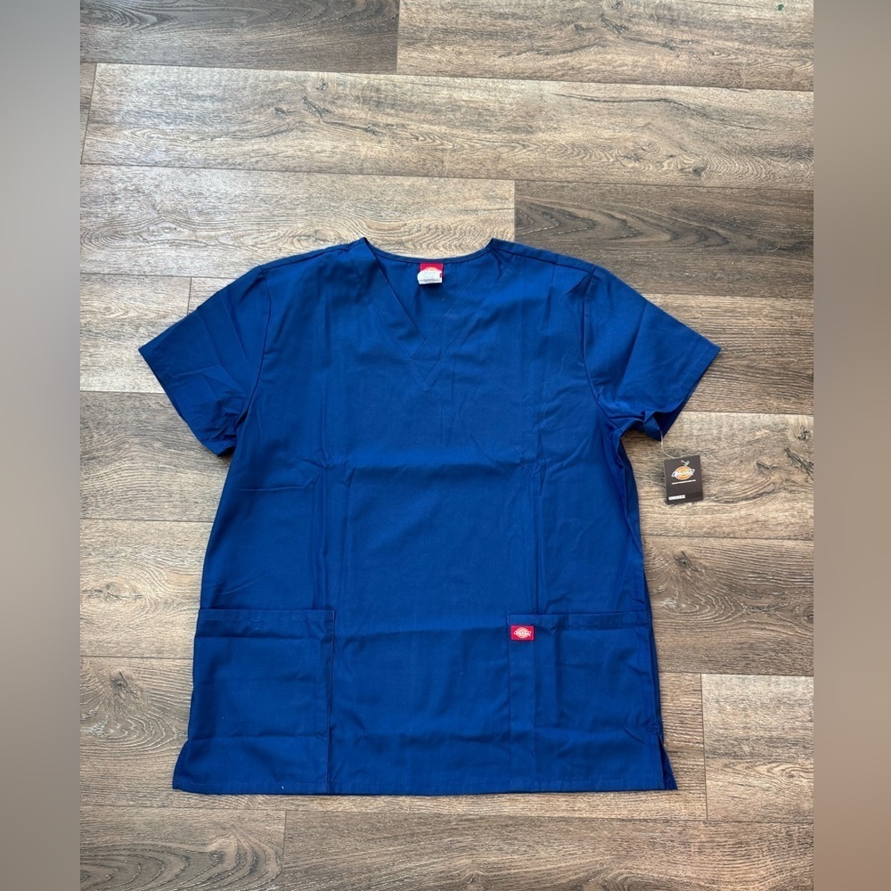 Dickies Navy Blue Women's Scrub Top